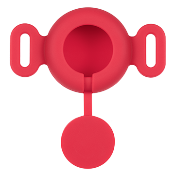 QR Code Medical ID Tag with Location Tracker Red, Red, large image number 2